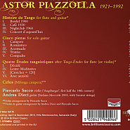 Astor Piazzolla - Histoire du Tango - Cafe 1930 ноты для фортепиано