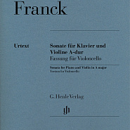 Сезар Франк - Соната для скрипки: Часть 1, Allegretto ben moderato ноты для фортепиано