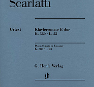 Доменико Скарлатти - Keyboard Sonata in E Major, K. 380 ноты для фортепиано