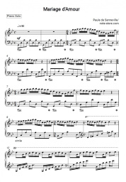 Ноты, аккорды Richard Clayderman - Mariage D'Amour