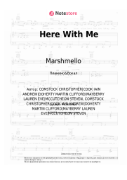 Ноты, аккорды Marshmello, Chvrches - Here With Me