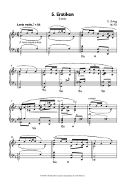 undefined Эдвард Григ - Лирические пьесы, op.43. №5 Erotikon