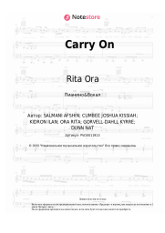 Ноты, аккорды Kygo, Rita Ora - Carry On