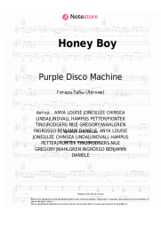 Ноты, аккорды Purple Disco Machine, Benjamin Ingrosso, Nile Rodgers, Shenseea - Honey Boy