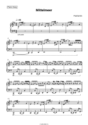 Ноты, аккорды Pashanim - Mittelmeer