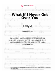 undefined Lady A - What If I Never Get Over You