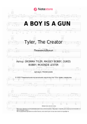 Ноты, аккорды Tyler, The Creator - A BOY IS A GUN