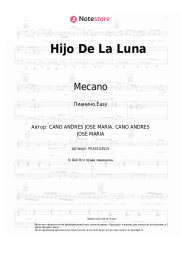 Ноты, аккорды Mecano - Hijo De La Luna