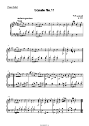 undefined Вольфганг Амадей Моцарт - Sonata No. 11, 1st Movement K. 331