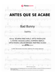 undefined Bad Bunny - ANTES QUE SE ACABE