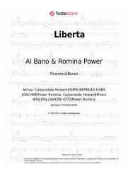 Ноты, аккорды Al Bano & Romina Power - Liberta