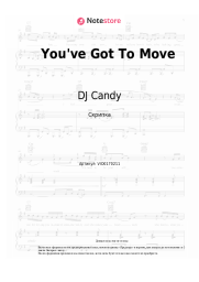 Ноты, аккорды DJ Candy, Gloria - You've Got To Move