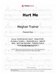 Ноты, аккорды Meghan Trainor - Hurt Me