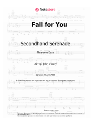 Ноты, аккорды Secondhand Serenade - Fall for You