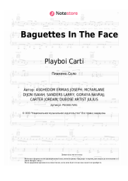 undefined Mustard, A Boogie wit da Hoodie, NAV, Playboi Carti - Baguettes In The Face