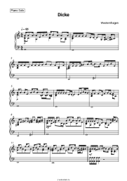 Ноты, аккорды Westernhagen - Dicke