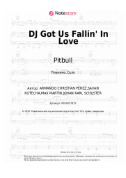 Ноты, аккорды Usher, Pitbull - DJ Got Us Fallin' In Love