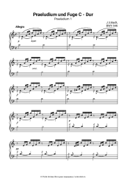 undefined Иоганн Себастьян Бах - Prelude and Fugue in C major, BWV 846