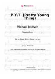 Ноты, аккорды Michael Jackson - P.Y.T. (Pretty Young Thing)