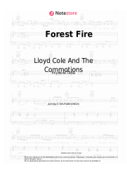 Ноты, аккорды Lloyd Cole And The Commotions - Forest Fire