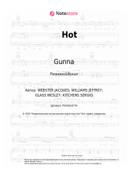 Ноты, аккорды Young Thug, Gunna - Hot