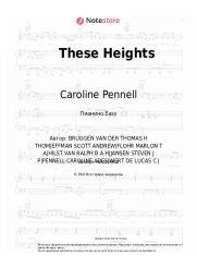 Ноты, аккорды Bassjackers, Lucas & Steve, Caroline Pennell - These Heights
