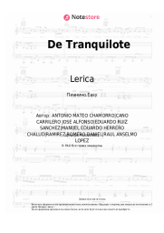 Ноты, аккорды Danny Romero, Lerica - De Tranquilote