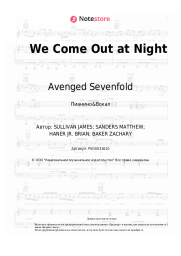 undefined Avenged Sevenfold - We Come Out at Night