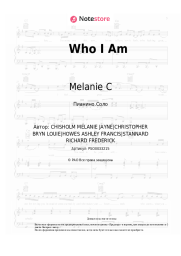 Ноты, аккорды Melanie C - Who I Am