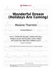 Ноты, аккорды Melanie Thornton - Wonderful Dream (Holidays Are Coming)