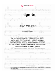 Ноты, аккорды K-391, Alan Walker - Ignite