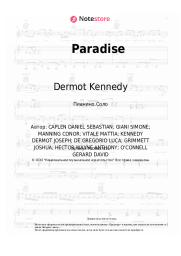 Ноты, аккорды Meduza, Dermot Kennedy - Paradise
