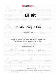 Ноты, аккорды Nelly, Florida Georgia Line - Lil Bit