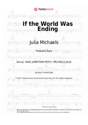 Ноты, аккорды JP Saxe, Julia Michaels - If the World Was Ending