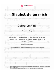 Ноты, аккорды Georg Stengel - Glaubst du an mich