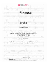 Ноты, аккорды Drake - Finesse