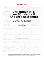 undefined Иоганнес Брамс - Симфония №1, соч.68: Часть II. Andante sostenuto