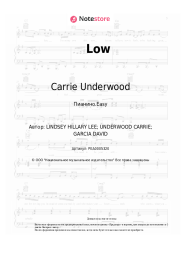 Ноты, аккорды Carrie Underwood - Low