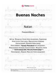 Ноты, аккорды Natan - Buenas Noches