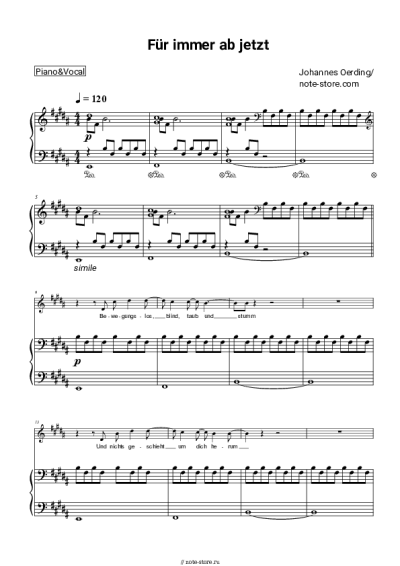 undefined Johannes Oerding - Fur immer ab jetzt