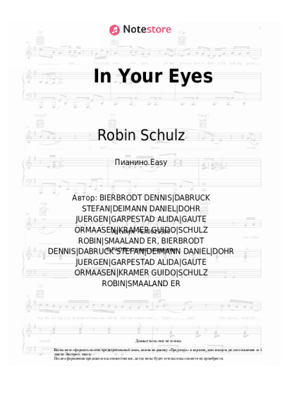 undefined Robin Schulz, Alida - In Your Eyes