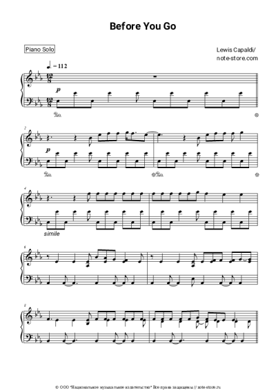 undefined Lewis Capaldi - Before You Go