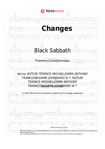 undefined Black Sabbath - Changes