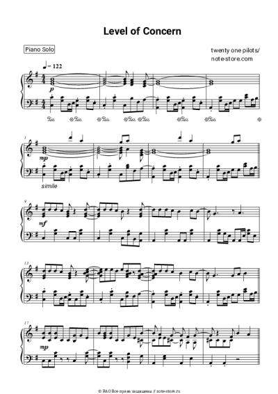 undefined Twenty One Pilots - Level of Concern