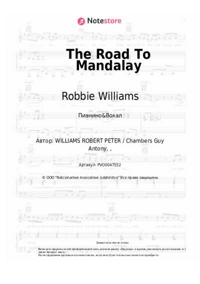 undefined Robbie Williams - The Road To Mandalay